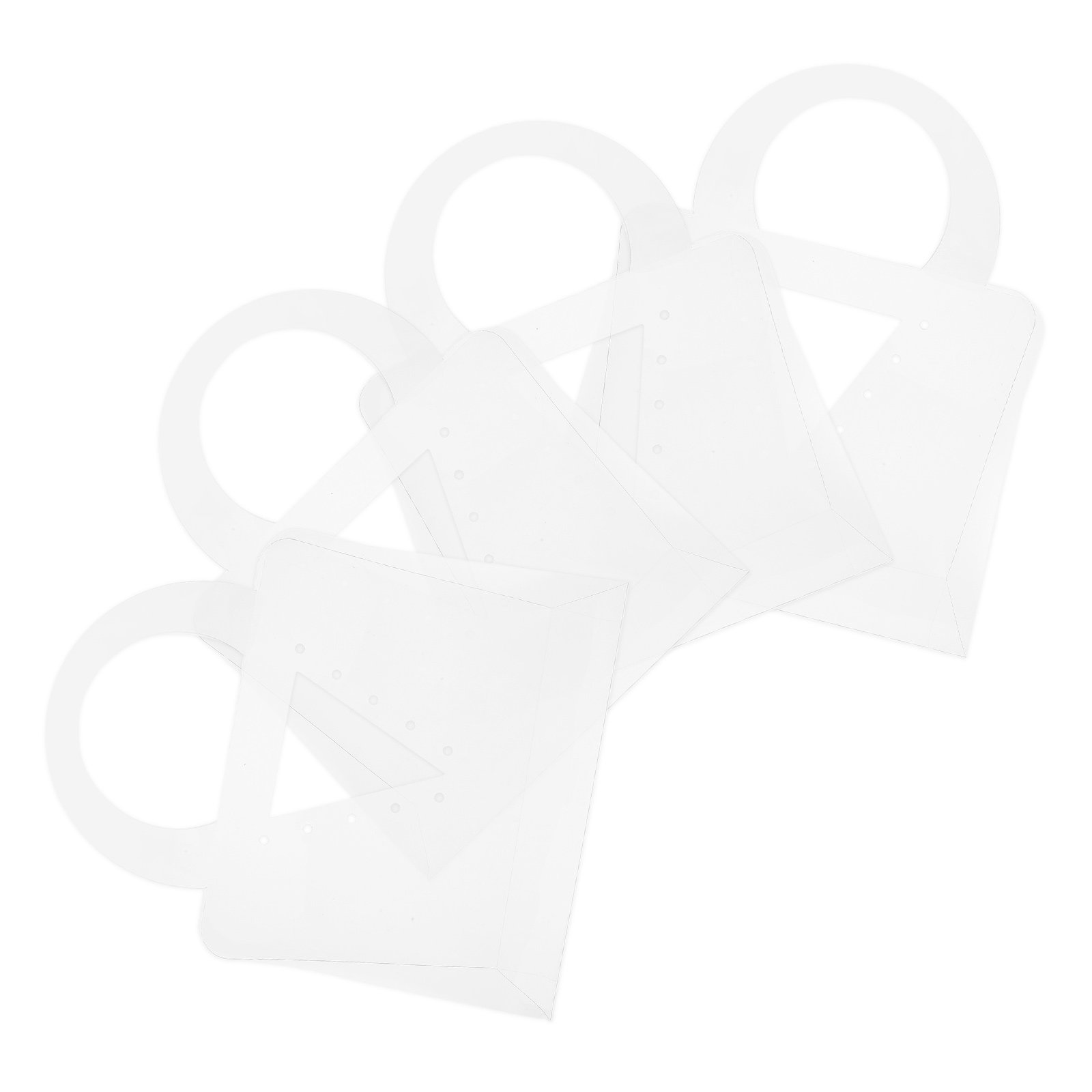 The Florist Supply Shop - 4Pcs Clear Bouquet Gift Bags with