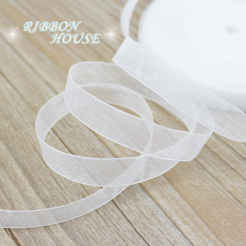 Ribbon Organza Roll - (50 yards/roll) 12/15/20/25/40/50mm Organza ribbons wholesale