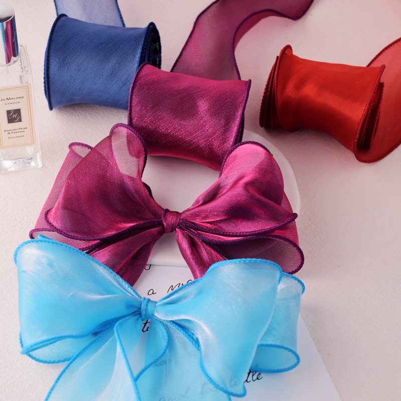 Satin Organza Ribbon Rainbow F - Ribbon Organza Roll review and price