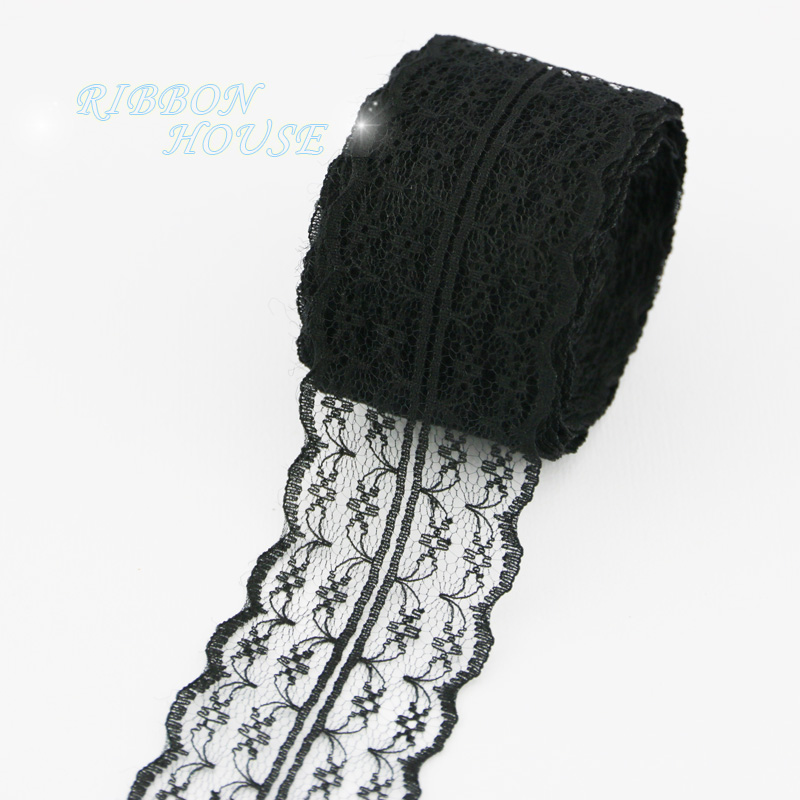 (5 Yards/Roll) 45mm White Lace - Ribbon Organza Roll review and price