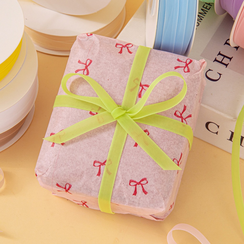 25Yards/Roll 6mm Double-sided  - Ribbon Organza Roll review and price