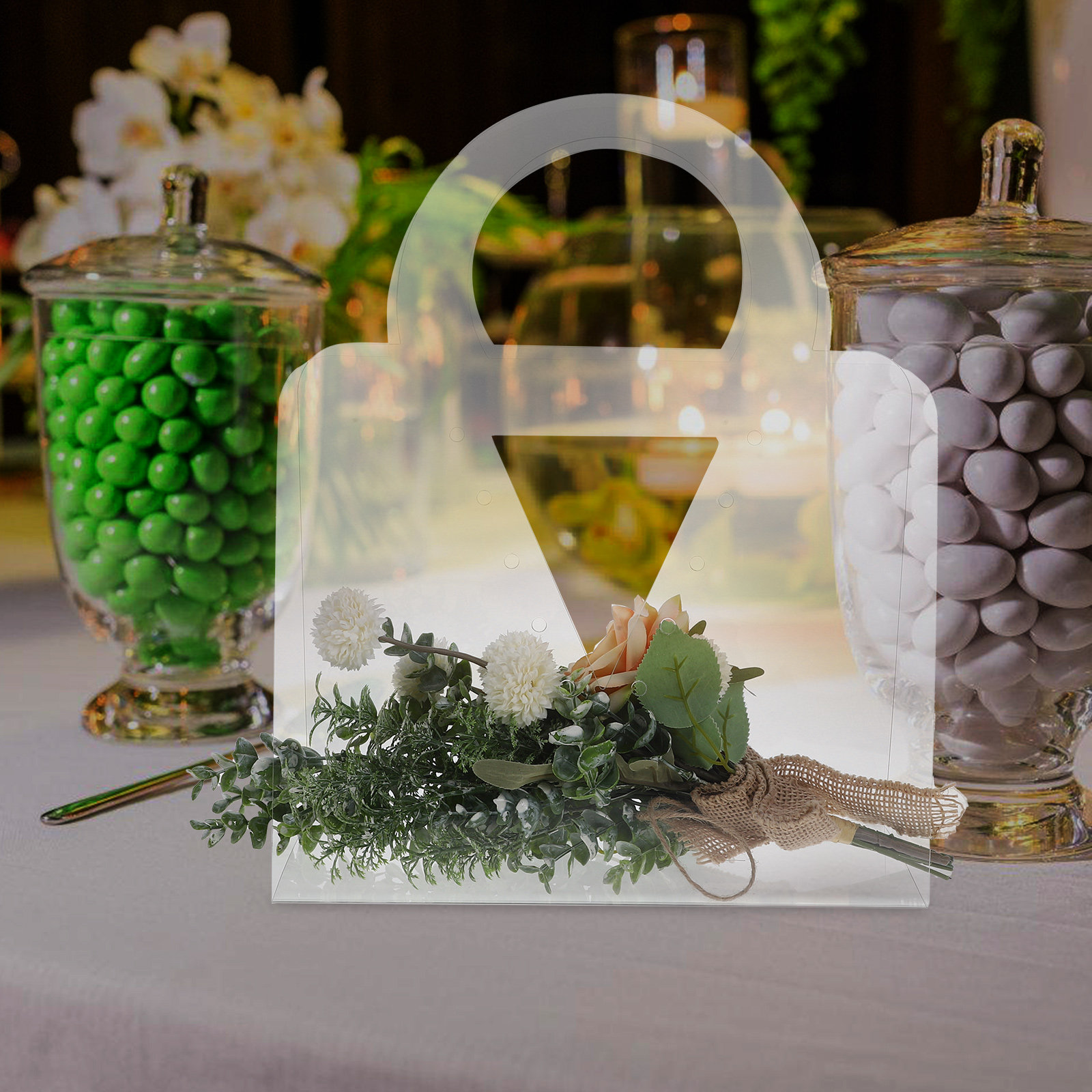 4Pcs Clear Bouquet Gift Bags w - The Florist Supply Shop review and price