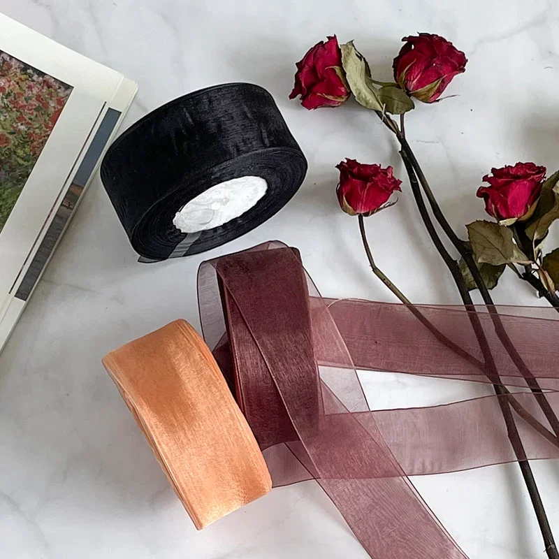 4cm Chiffon Organza Ribbon Who - Ribbon Organza Roll review and price