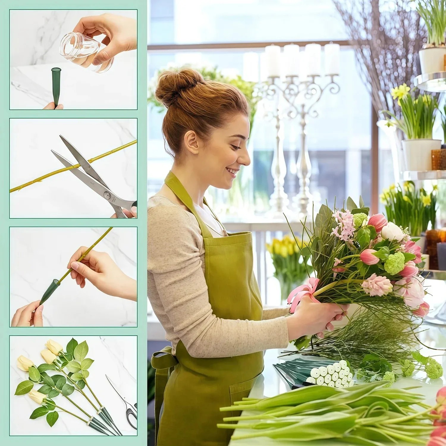 top quality 60 pcs floral wate - Quality Florist Supply review and price