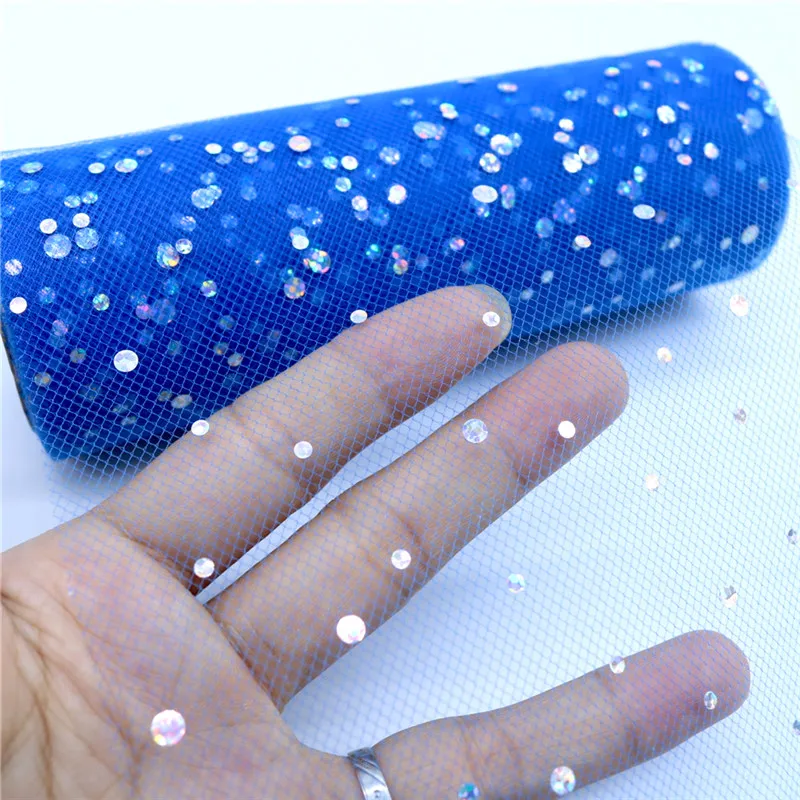Glitter Sequin Tulle Roll 15cm - Ribbon Organza Roll review and price